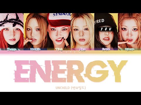 UNCHILD || ENERGY but you are Evon (Color Coded Lyrics Karaoke)