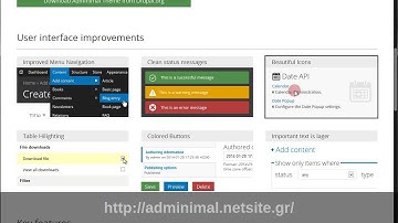 Supercharge Your D7 Admin UI - Screencast 003 - Adminimal Theme Features