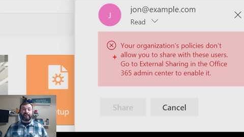 How to share SharePoint Online sites with external users
