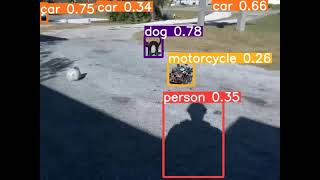 Yolo 5 detection of my fast bot using the Tello drone camera