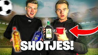 ELKE GOAL = 4 SHOTJES NEMEN! (HELEMAAL DRONKEN😱)