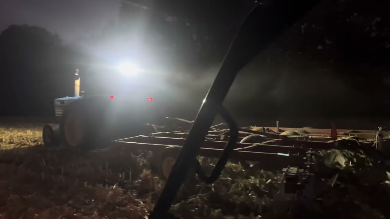 Ford TW-35 Disking Cornstalks