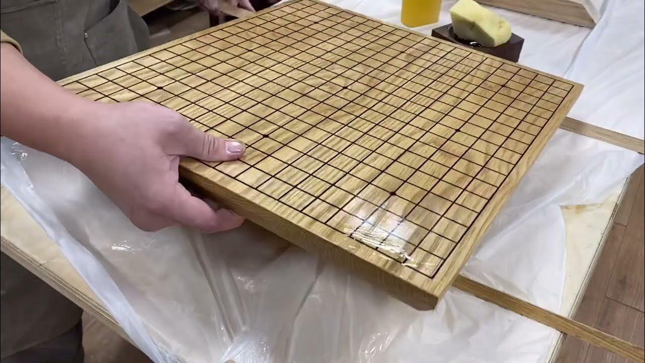 원목 바둑판 만들기 Making GO game board YouTube