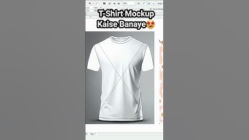 Corel Draw Me T-shirt Mockup Kaise Banaye 🤩 #coreldraw #corel #trending #youtubeshorts #shorts