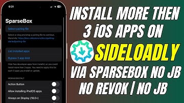 How to Sideload Unlimited IPA Apps on iOS with Sparsebox (No Jailbreak)
