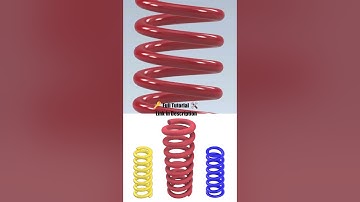 Spring Modelling | Autodesk Inventor | 2025 #3dprinting #autodeskinventor #cad #mechanic