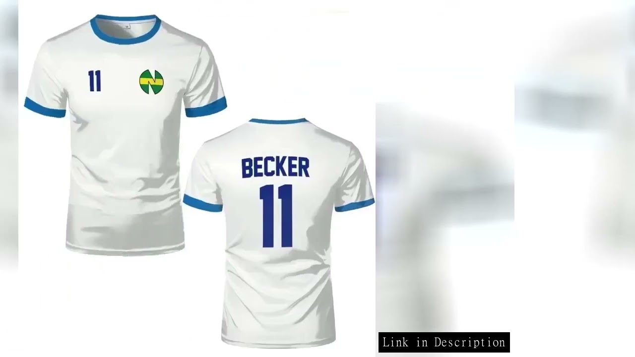 Shirts 3D Animation Tsubasa School Nansheng Olive And Benji Captain T-shirt Fashion Sports T-shirt S