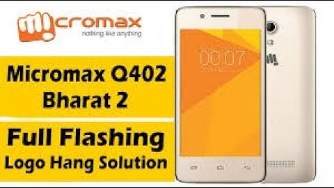 Micromax Q402 Dead/Hang on Logo flashing Success