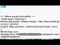 Tutorial como colocar menu de (facebook,Google,twitter) no blogspot
