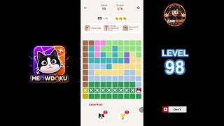 Weather Meowdoku Level 98 walkthrough | full solution Sky View