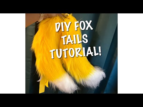 Fox tail costume! DIY tails costume from sonic