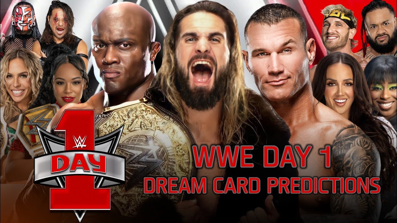 WWE DAY 1 DREAM MATCH CARD PREDICTIONS - RERO_CARDS