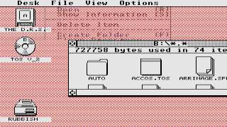 ATARI ST TOS VERSION 2.0 ON DISK - RAM INSTALLABLE - NO HARDWARE TOS CHIPCHANGE AUTOMATION 385 stzip