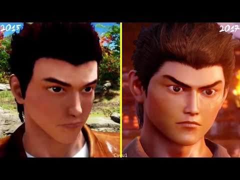 Shenmue 3 E3 2015 vs Gamescom 2017 Trailers Comparison