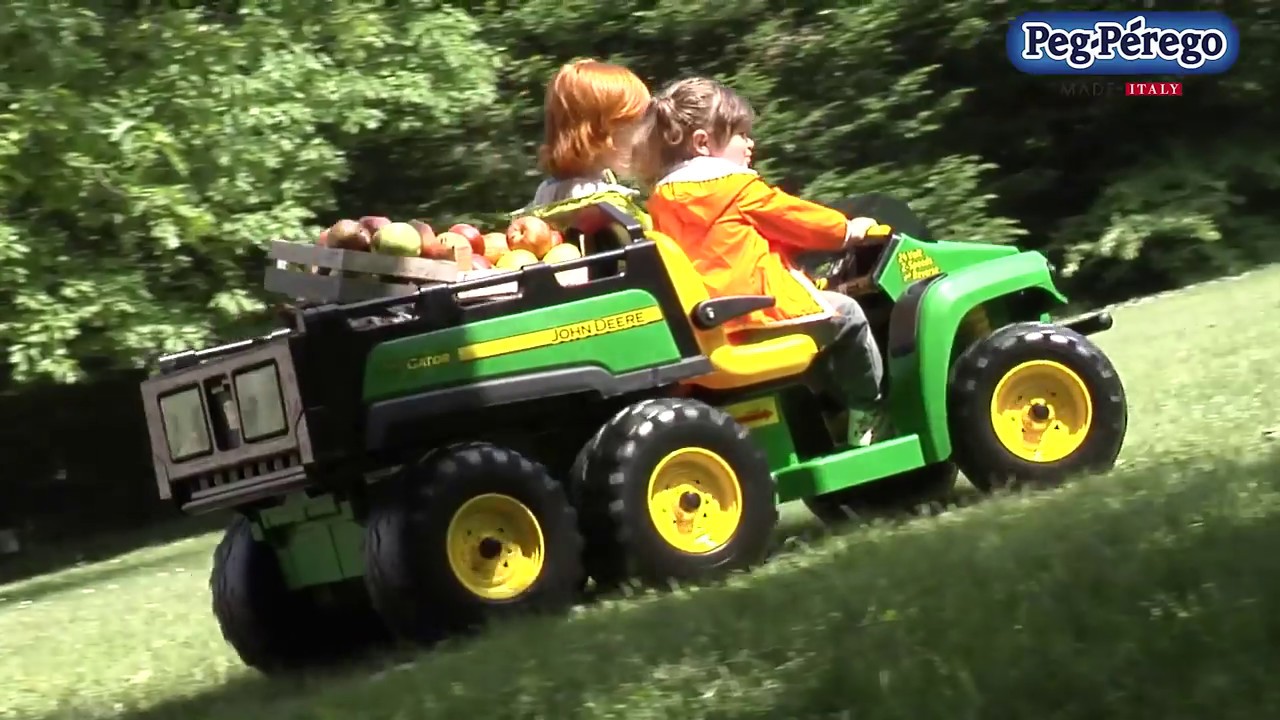 Tracteur électrique Peg Perego JOHN DEERE GATOR 6x4 