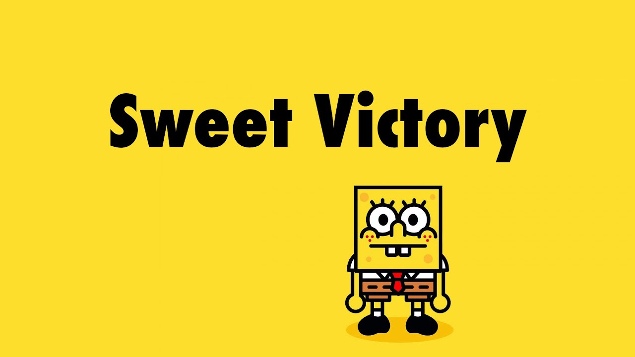 Sweet Victory Spongebob Lyrics Youtube