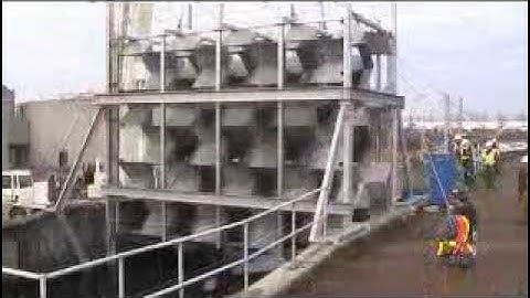 Annacis island installation of Statiflo static channel mixer