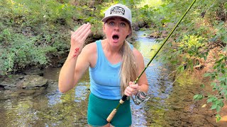 She Got Badly SNAKE BITTEN in an Unexplored URBAN CREEK....
