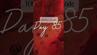 Day 8️⃣5️⃣ of 1️⃣0️⃣0️⃣ Days of Code Challenge #100daysofcode #webdevelopment #motivation #nextjs