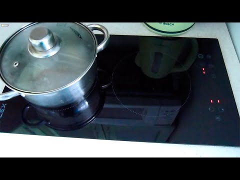 Как включить индукционную варочную панель
