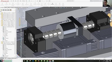 [DIY CNC - SolidWorks 2018] 29. Ràng Buộc Mô Phỏng Trục Vitme Z, Khớp Nối Z... Khung Trục Z