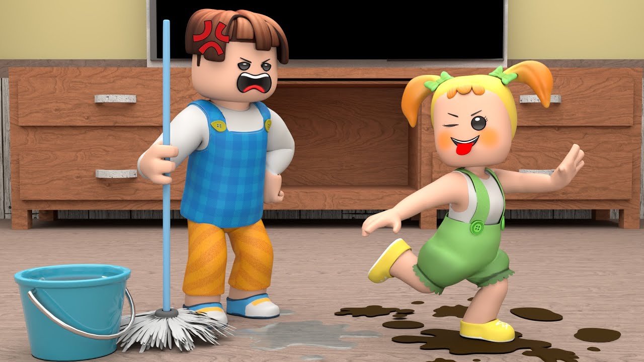 ROBLOX Brookhaven 🏡RP: The Unlucky Brother and Gold Little Sister | King Roblox