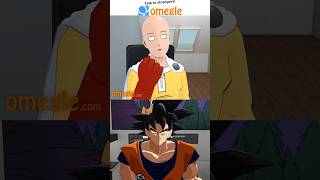 Goku Goes On Omegle Pt. 33 #goku #saitama #anime #omegle