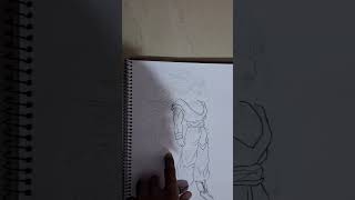 INSANE Goku SSJ5 Drawing 🔥✍️ #shorts #goku #dragonball #anime #drawing #ssj5