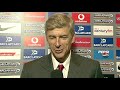 Arsene Wenger after the Battle of Old Trafford