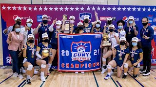 2021 CUNYAC Community College Women's Volleyball Championship: Queensborough vs. Hostos (Highlights)