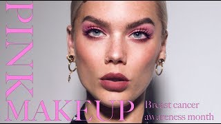 Pink Makeup For Breast Cancer Awareness Month | Linda Hallberg