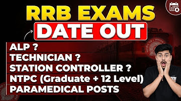 RAILWAY EXAM DATE 2025 OUT | RAILWAY ALL EXAM SCHEDULE OUT 2026 | RRB NEW VACANCY 2026