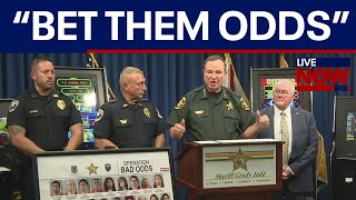 Operation Bad Odds: Grady Judd makes 28 arrest in gambling bust