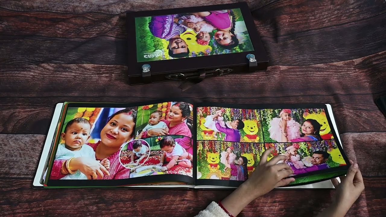 Pekaro Premium Album With Photo Box || ACubePhotos || Album Design