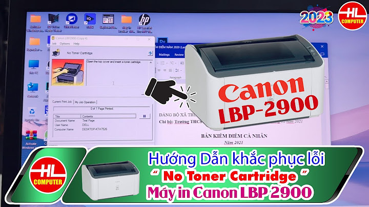 Lỗi toner cartridge trên máy in 1120 là gì năm 2024