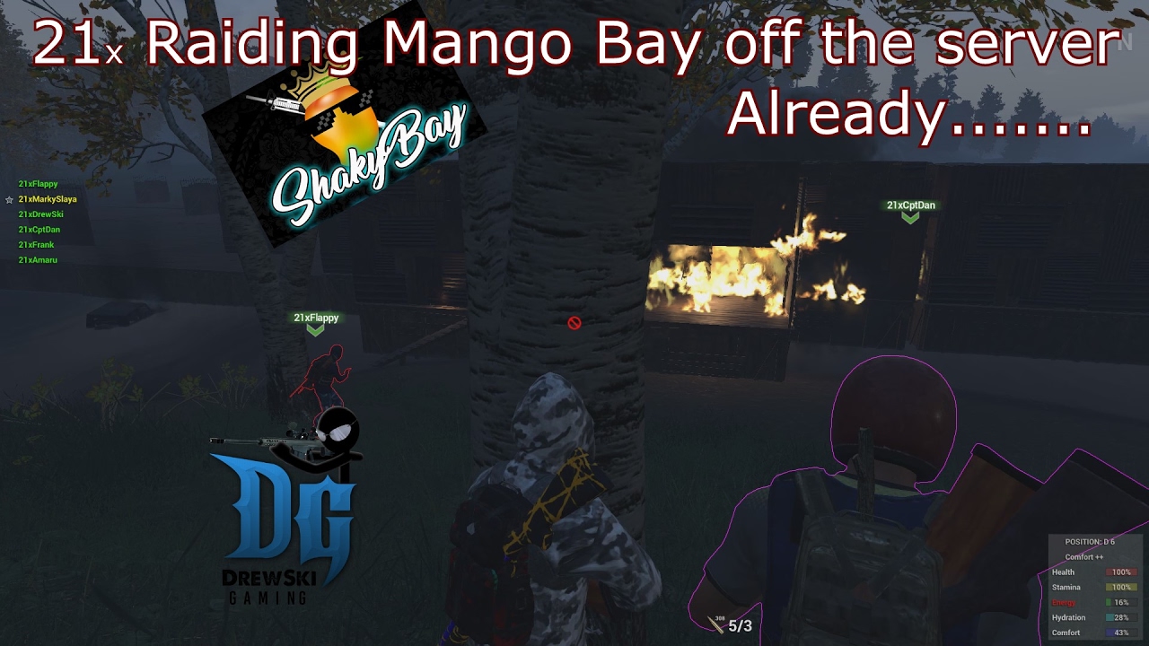 H1Z1 Just Survive - Raiding Mango Bay off the Server - YouTube