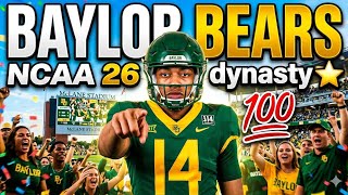 NCAA 26 Using The Baylor Bears Final Month Until 27