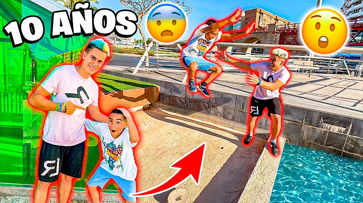 ENSEANDO PARKOUR a UN NIO de 10 AOS*VAS A FLIPAR* ...