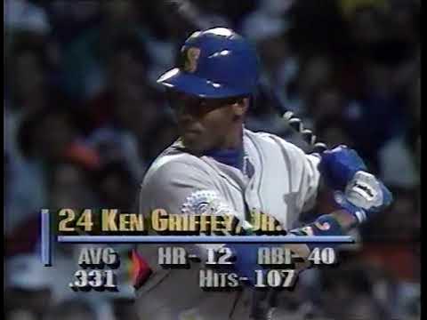 OldTimeHardball on X: 1994 All Star Game - Ken Griffey Jr., Frank