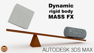 How to create gravity in 3D max - Tutorials for beginners - Mass FX Dynamic rigid body Lesson - 32 Profile