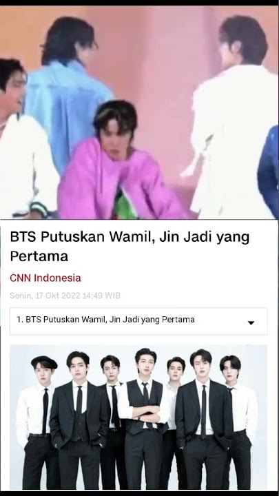 BTS akan wamil, Jin BTS yang pertama wamil #BTS #jinbts #wamil #korea #shorts