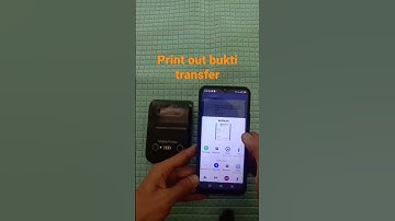 Cara print out / cetak bukti transfer