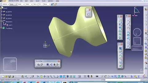 Knowledge, Creating Surface with Law Part 2, Catia v5, Nader G Zamani