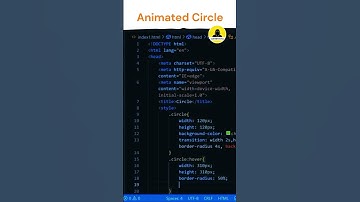 Create Animate Circle || HTML & CSS 🔥
