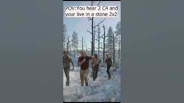 POV: You hear 2 c4 and you live in a stone 2x2 #funny #playrust #rust #rustgame #funnyvideo #niche