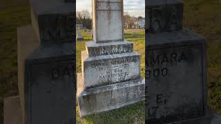 Grave Of Daniel Mc Namara. Amazing Size And Art Work Of This Stone.