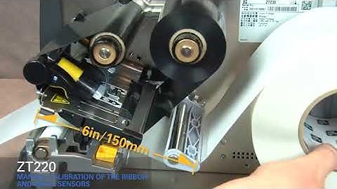 Zebra ZT220 Manual Calibration - How to Tips and Tricks by @3labels