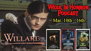 The Fury, Pulse, Willard & The Vault of Horror - Week in Horror s5e25