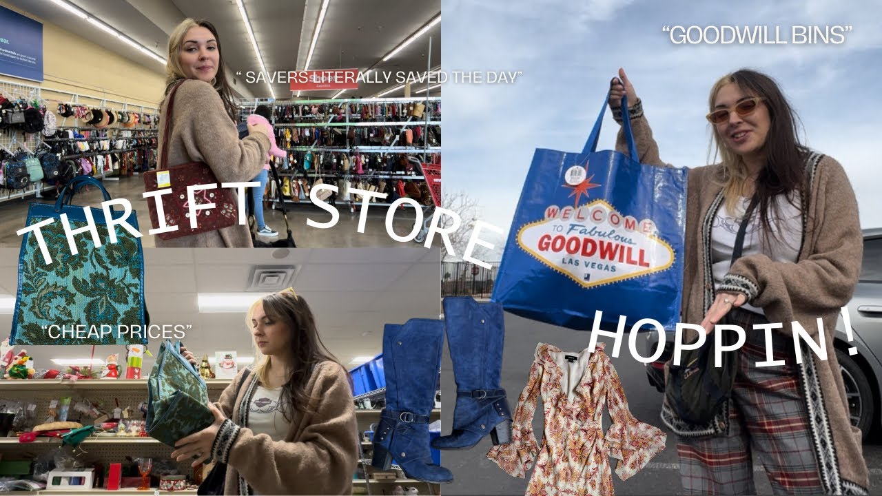 THRIFT STORE HOPPIN IN VEGAS • GOODWILL BINS & 2 THRIFT goodwillbins 