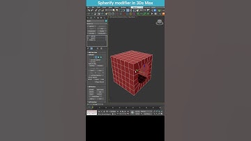 Spherify Modifier in 3ds Max – Instantly Round Any Shape! #shorts  #3dsmax